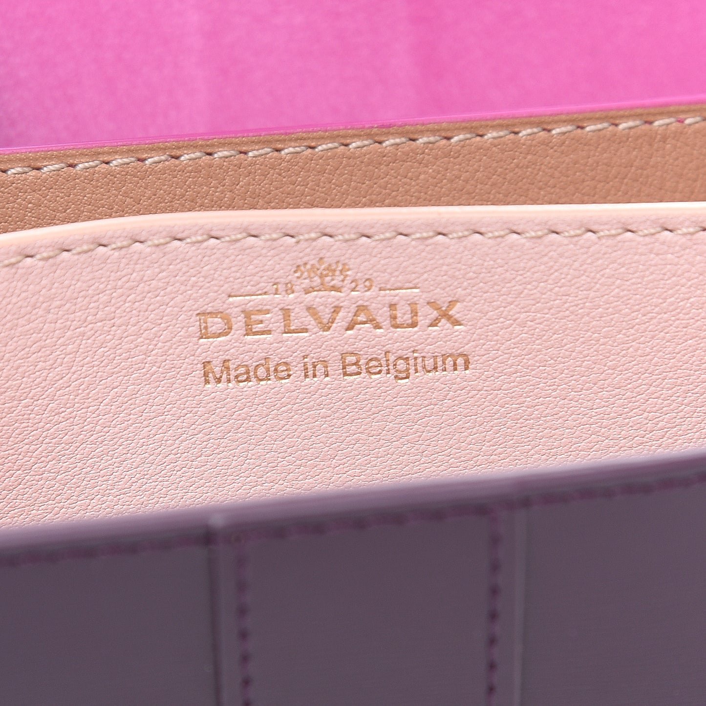 Box Calfskin Magic Brillant Card Holder Prune Heliotrope Vison