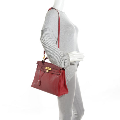 Hermes Taurillon Clemence Kelly Retourne 32 Rouge 2 of 20