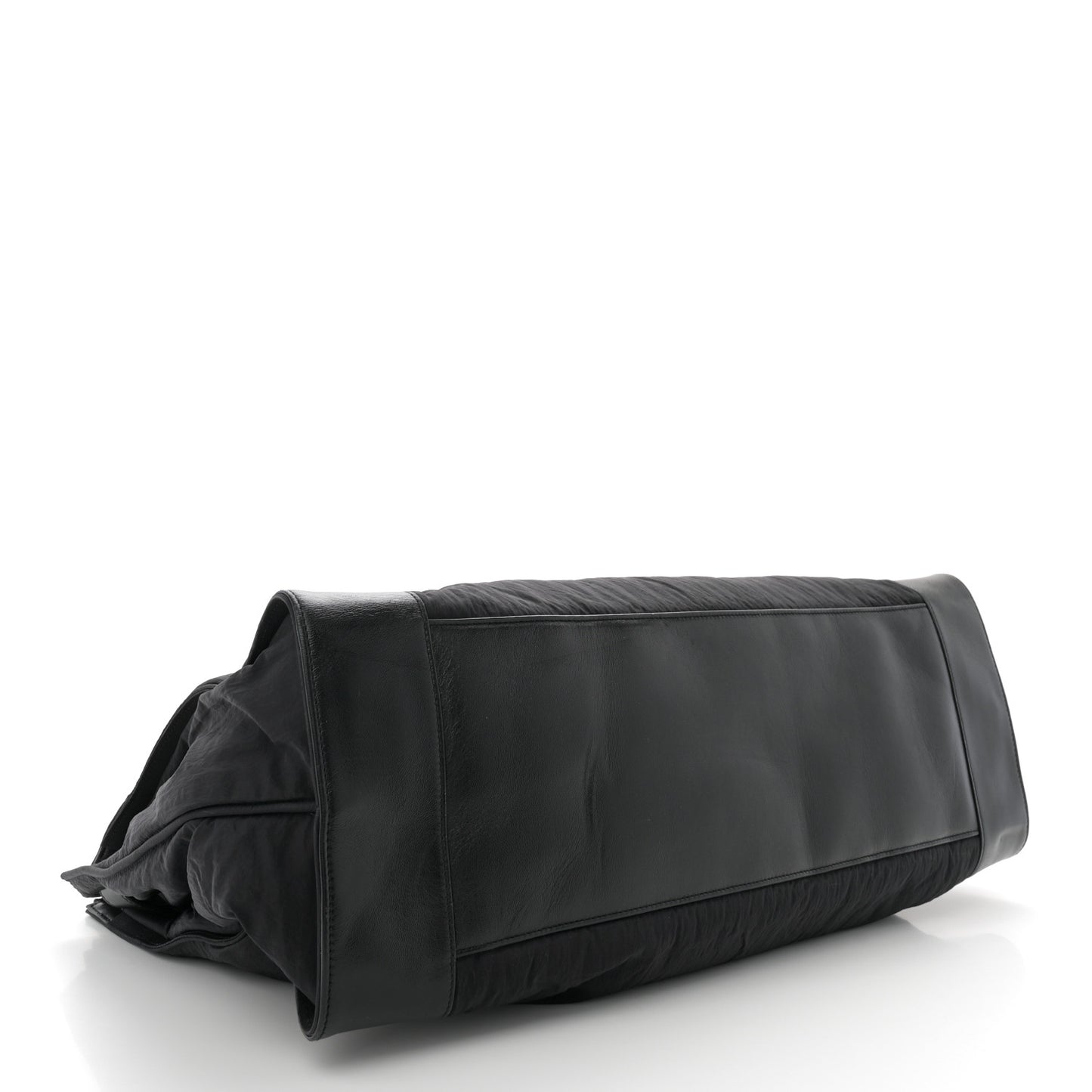 Nylon Calfskin 48H Sac De Jour Duffle Black