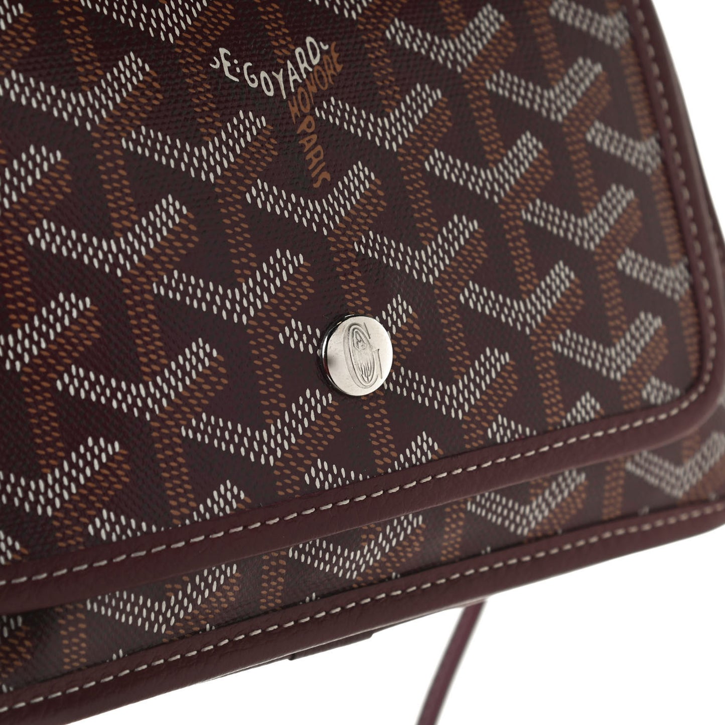 Goyardine Plumet Wallet Clutch Burgundy