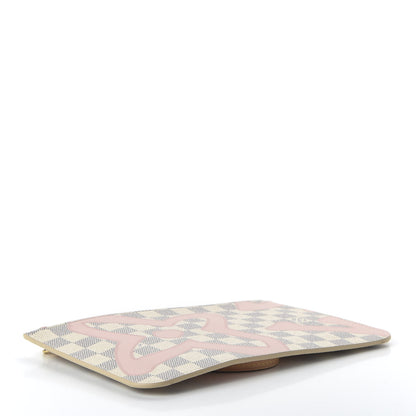 Louis Vuitton Damier Azur Tahitienne Neverfull MM GM Pochette 4 of 10