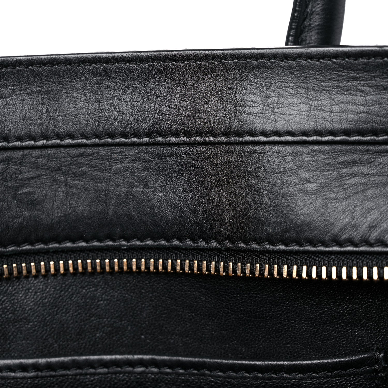 Celine Velluto Calfskin Tri-Color Mini Luggage Vanilla 16 of 37