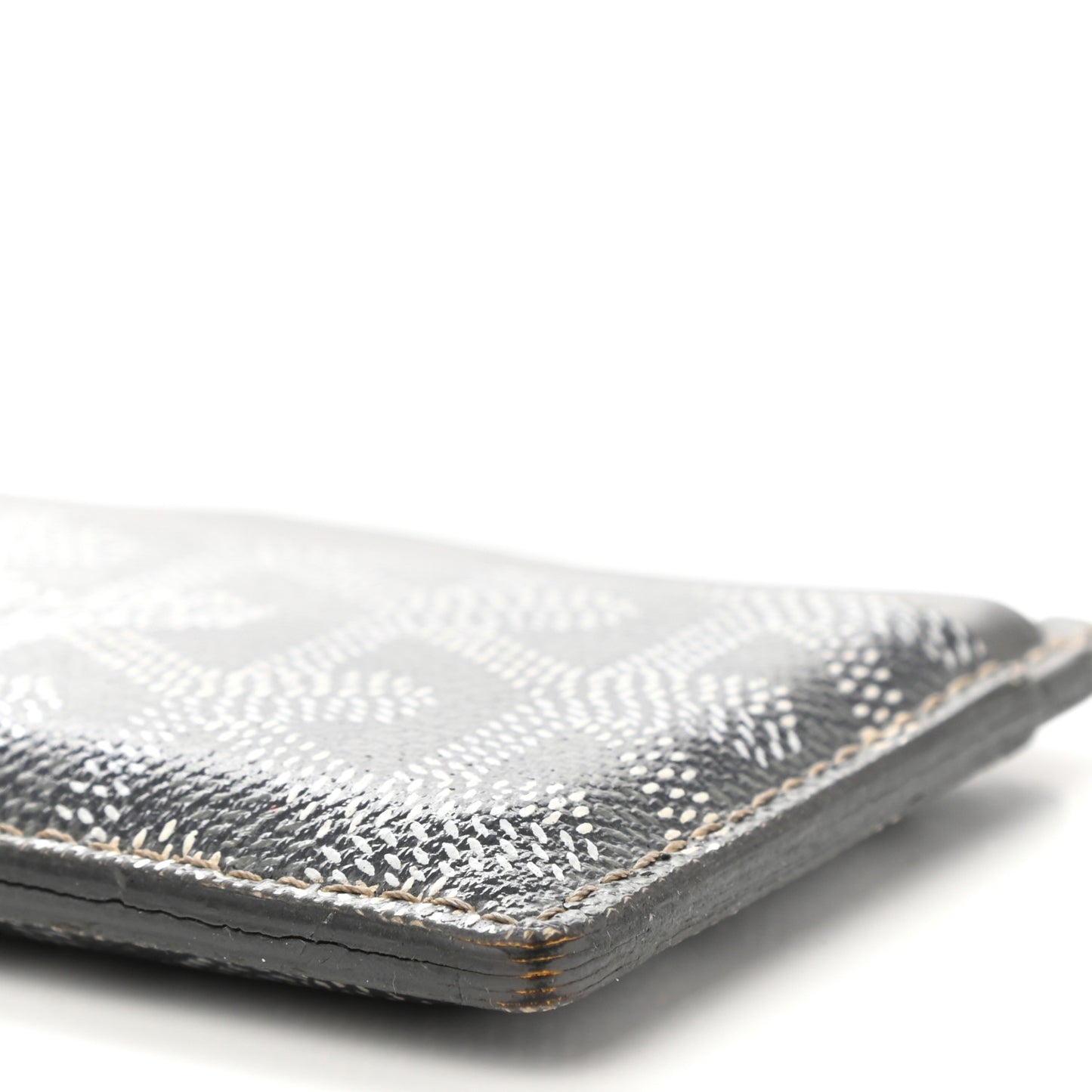 Goyardine Saint Sulpice Card Holder Grey