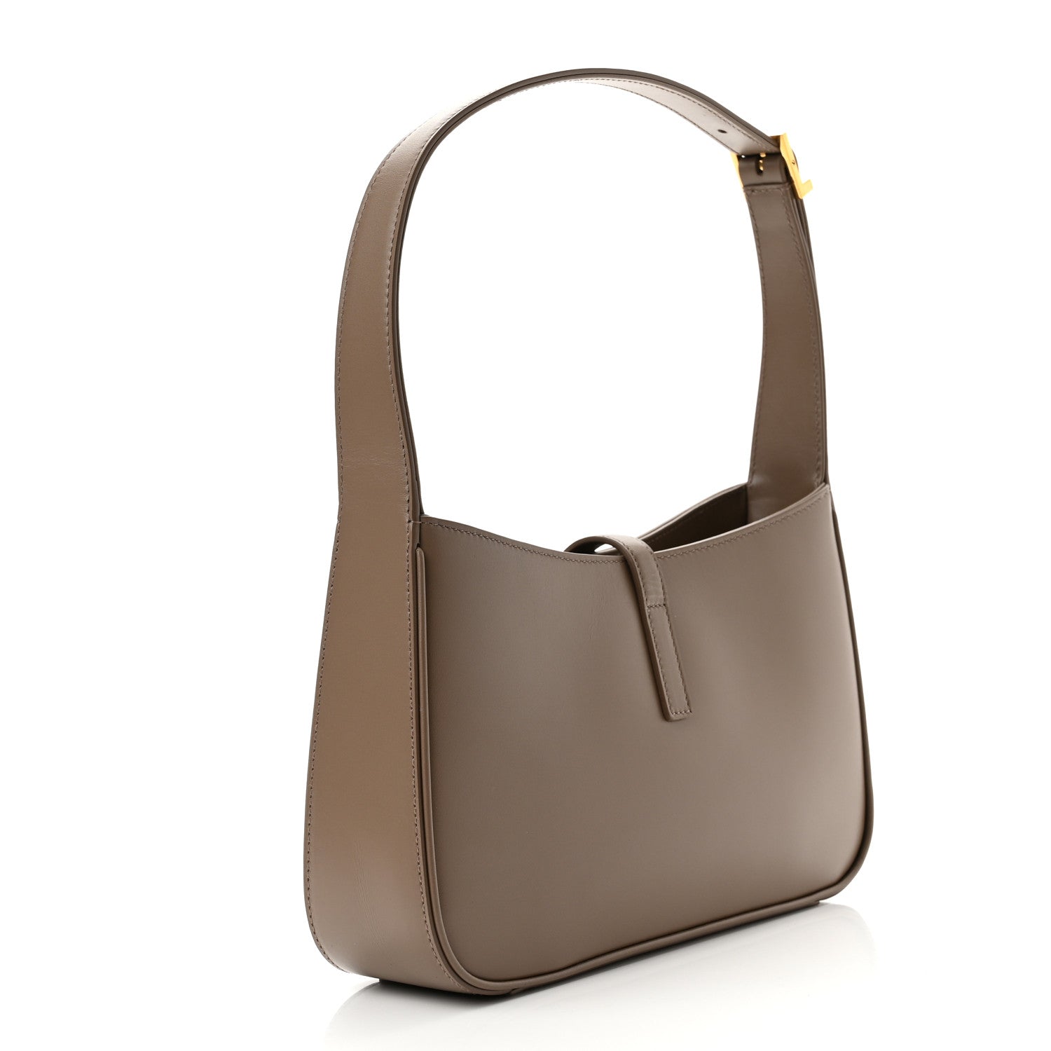 Saint Laurent Smooth Calfskin Le 5 A 7 Hobo Taupe 3 of 10