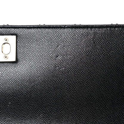Chanel Caviar Quilted Medium Coco Handle Flap Black 15 of 15