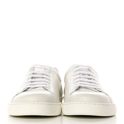Gucci Calfskin Interlocking G Perforated Mens Ace Sneakers 11.5 White Grey Sky 2 of 9