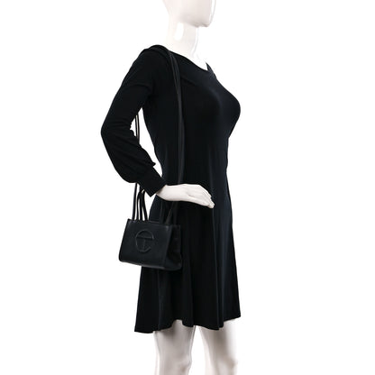 Telfar Vegan Leather Small Shopping Bag Black 2 of 9