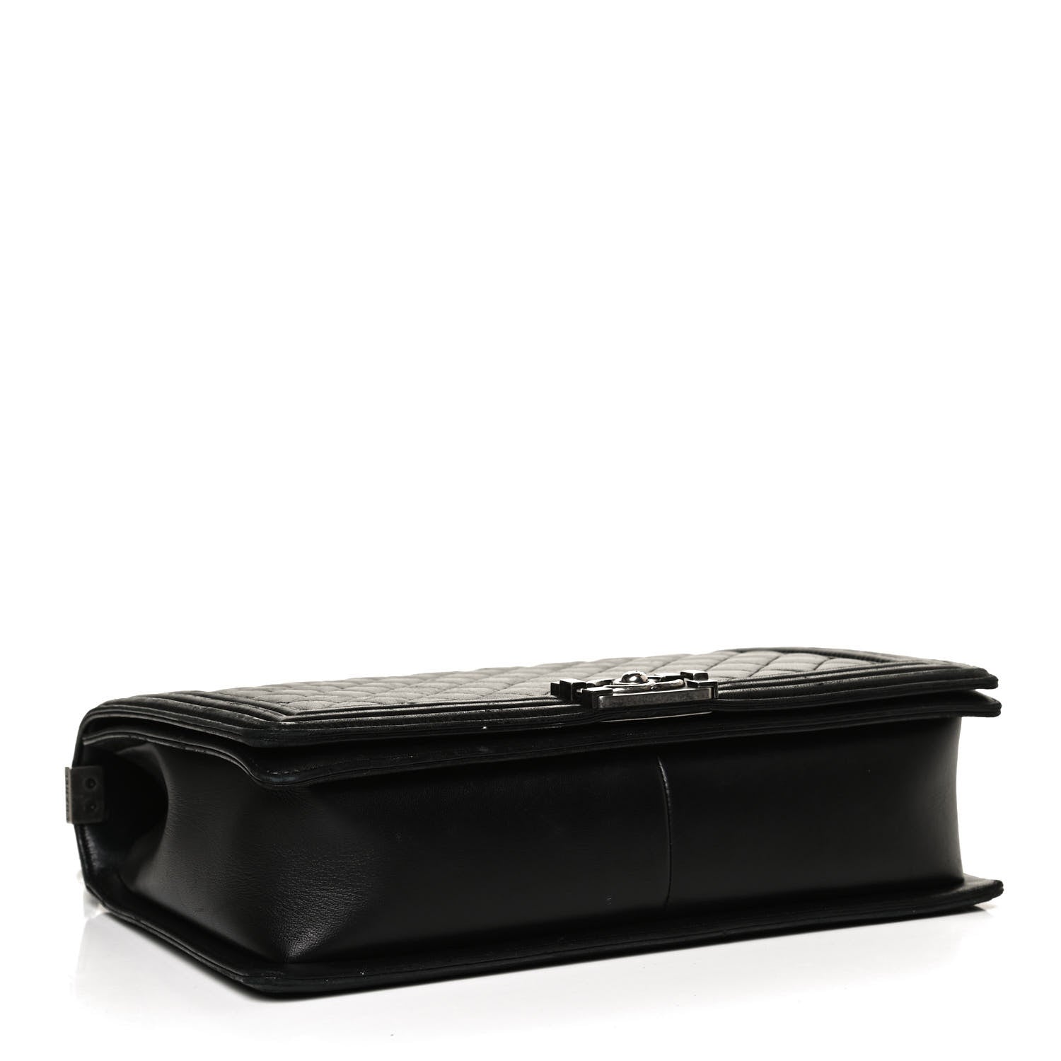 Chanel Lambskin Quilted Large Boy Flap Black 4 of 10