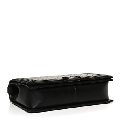 Chanel Lambskin Quilted Large Boy Flap Black 4 of 10