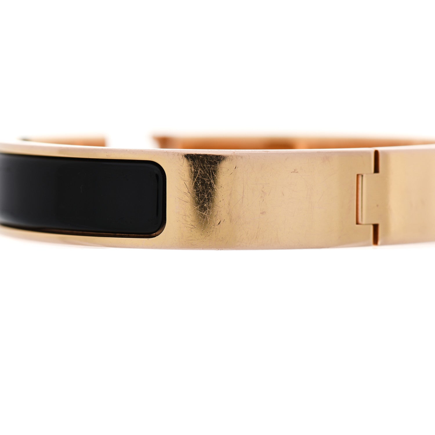 Hermes Enamel Narrow Clic Clac H Bracelet PM Black 4 of 4