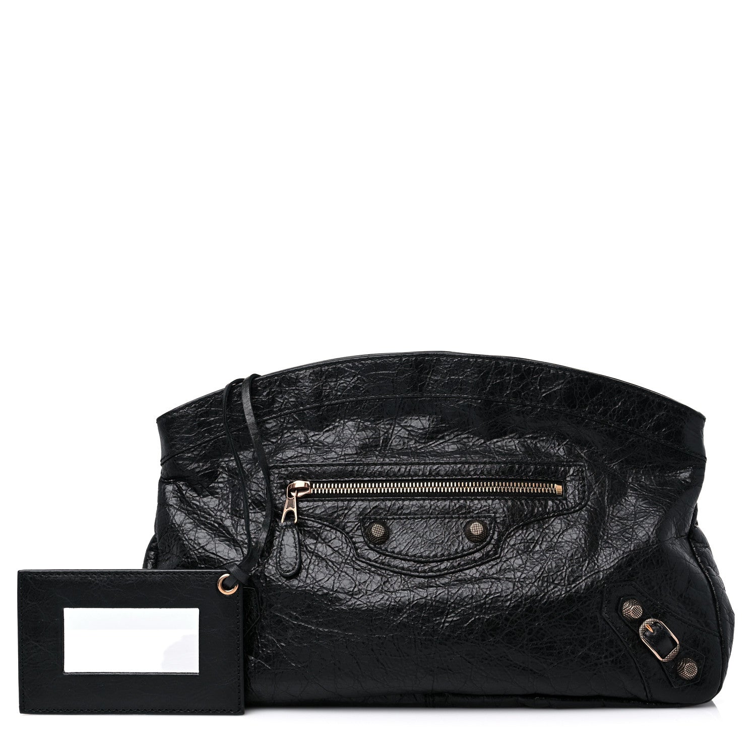 Balenciaga Agneau Giant 12 Gold Hardware Premier Clutch Black 1 of 10