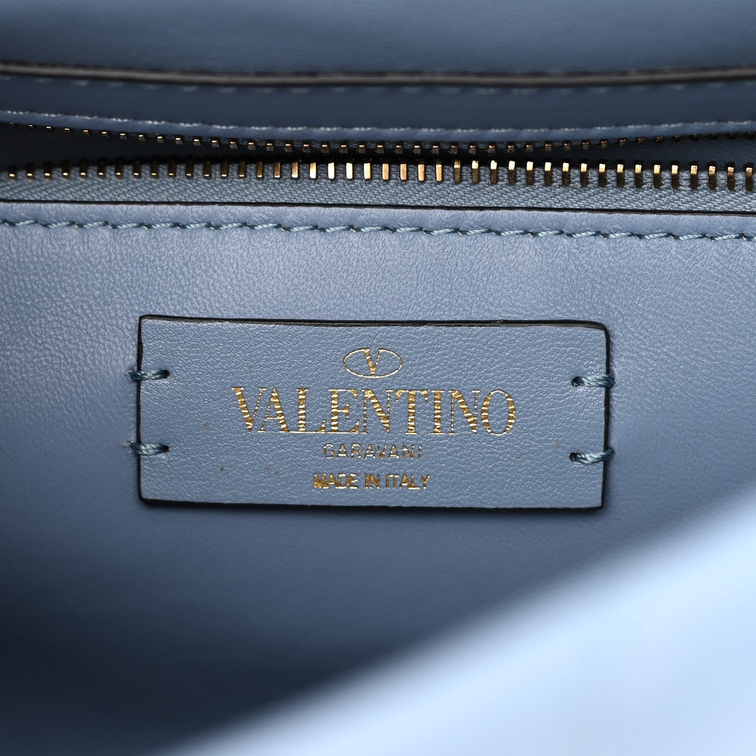 Valentino Garavani Nappa Medium Roman Stud Shoulder Bag Niagara 6 of 9