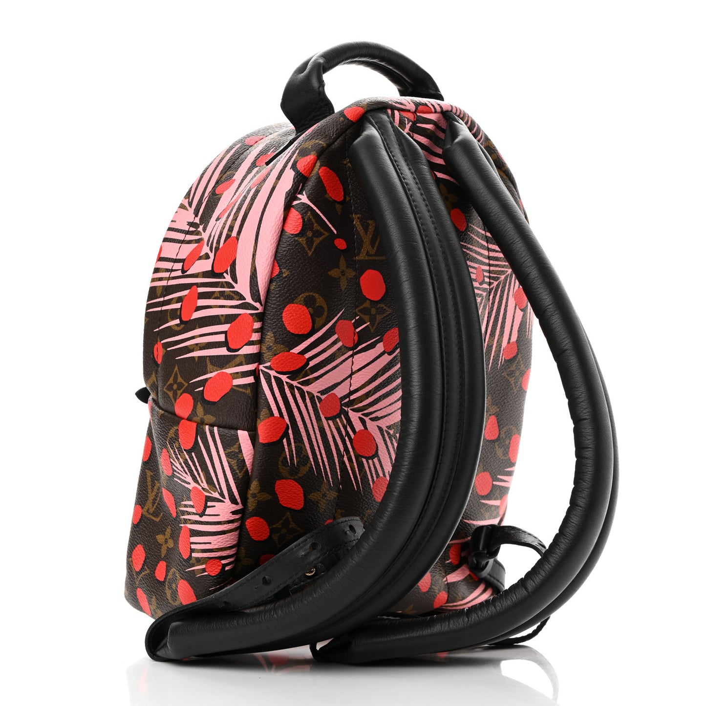 Monogram Jungle Dots Palm Springs Backpack PM Sugar Pink Poppy