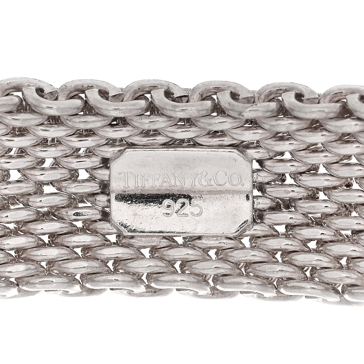 Tiffany Sterling Silver Somerset Mesh Bracelet 3 of 4