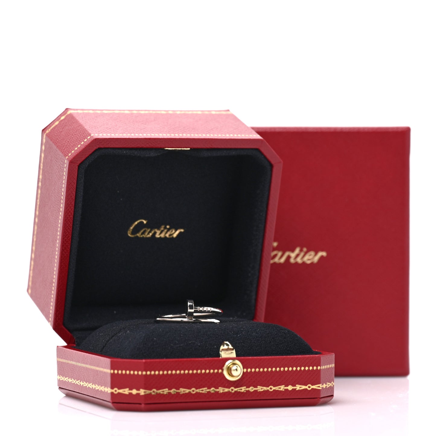 18K White Gold Small Juste Un Clou Ring 57 8