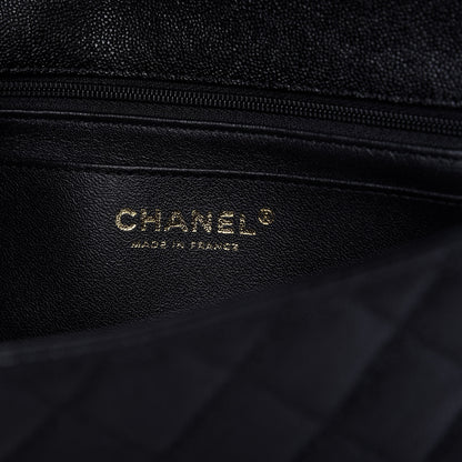 Chanel Caviar Quilted Mini Top Handle Rectangular Flap Black 8 of 9