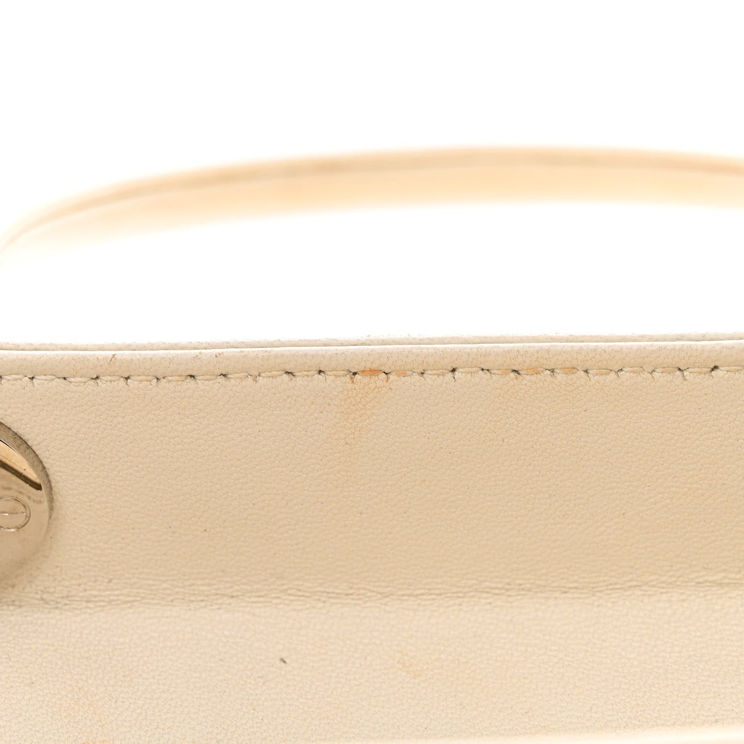 Lambskin Embroidered Sequin Medium Flower Lady Dior Off White