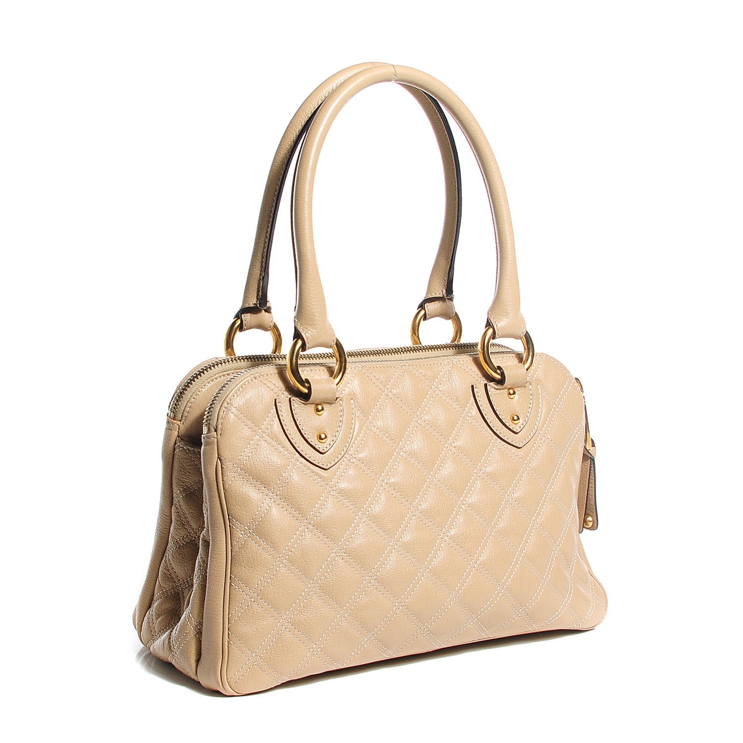 Marc Jacobs Calfskin Quilted Blake Bisque 3 of 8