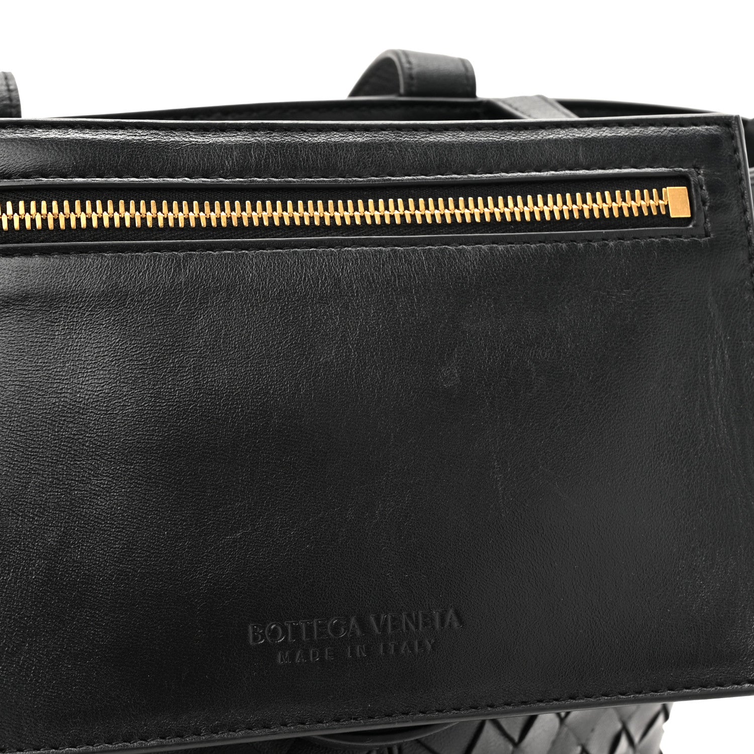 Bottega Veneta Nappa Intrecciato Small Flip Flap Tote Black 10 of 10