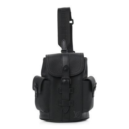 Louis Vuitton Taurillon Christopher XS Backpack Black 1 of 8