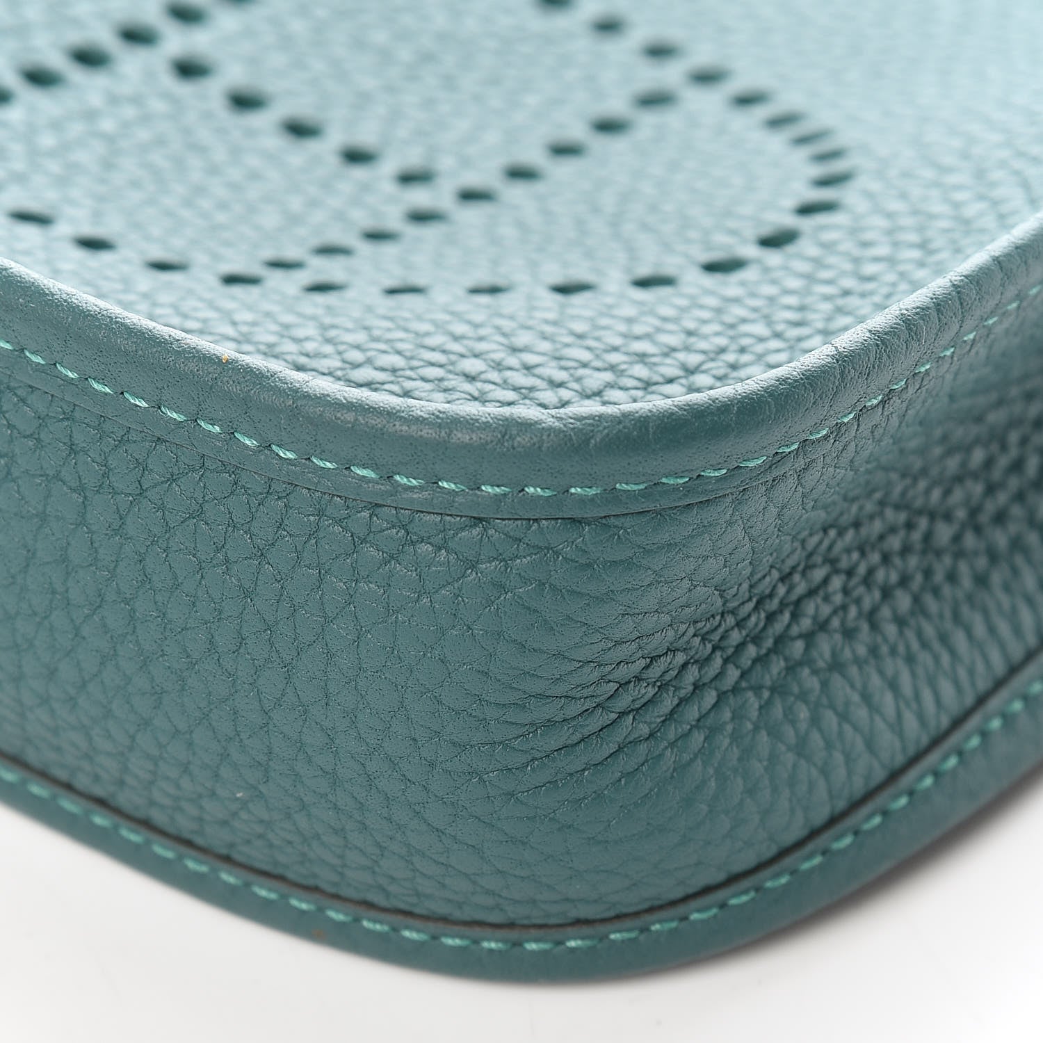 Hermes Taurillon Clemence Amazone Evelyne TPM Malachite Zanzibar 6 of 9