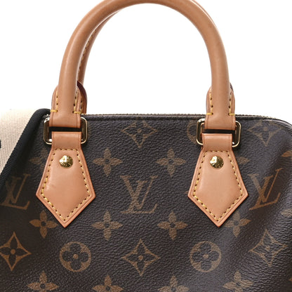 Louis Vuitton Monogram Speedy Bandouliere 20 Black 7 of 10