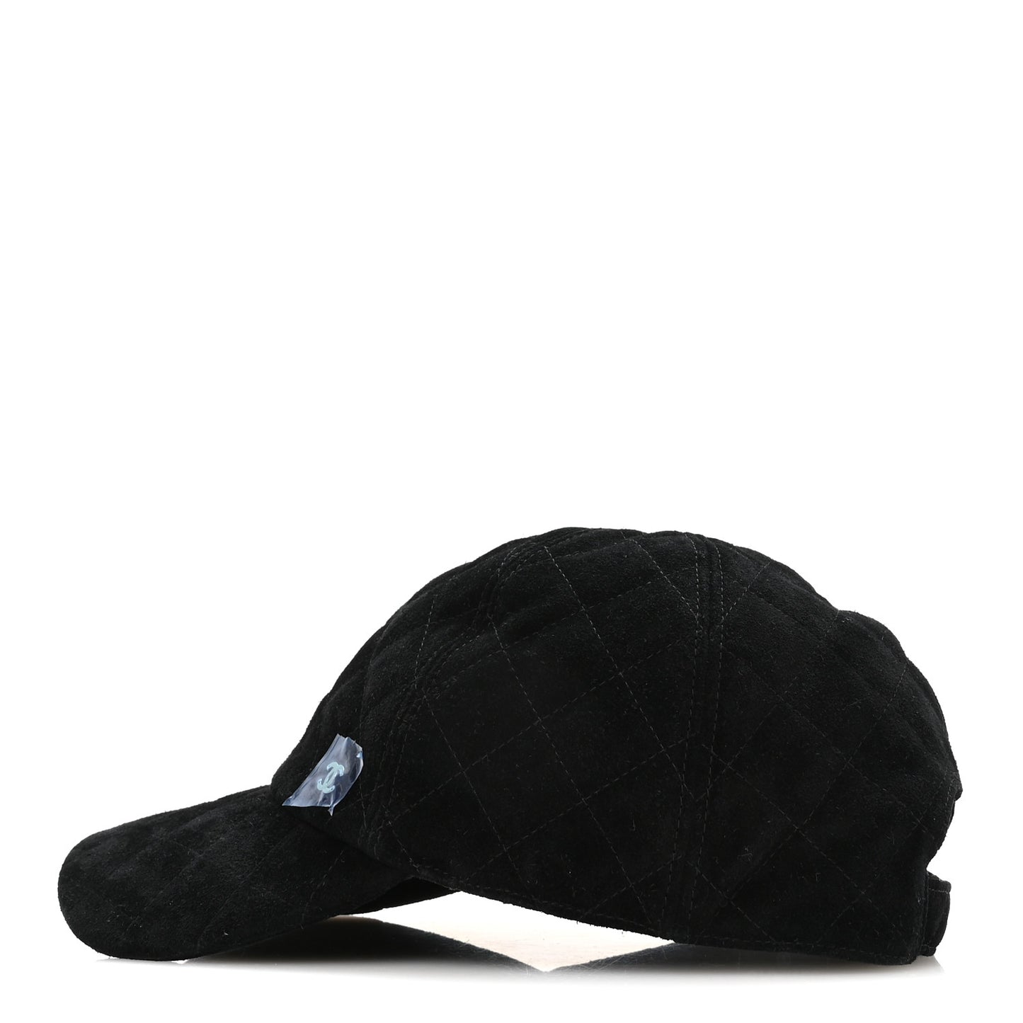 Suede Goatskin CC Cap Hat Black
