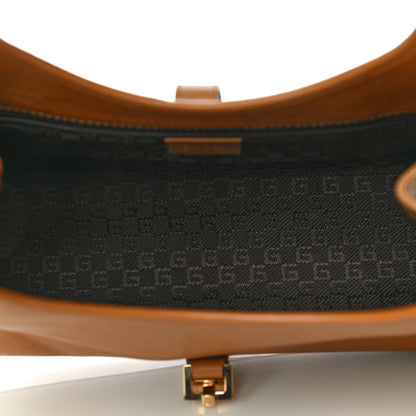 Gucci Calfskin Bardot Hobo Tan 6 of 29