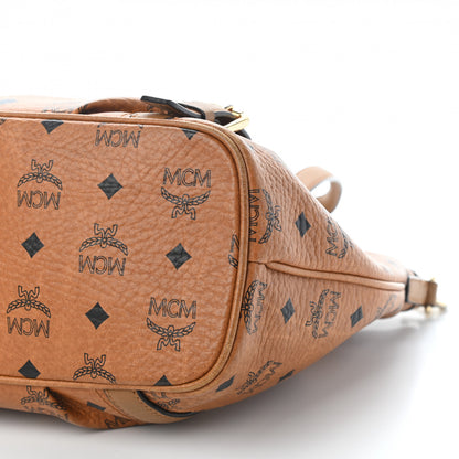 MCM Visetos Essentials Shopper Tote Cognac 10 of 14