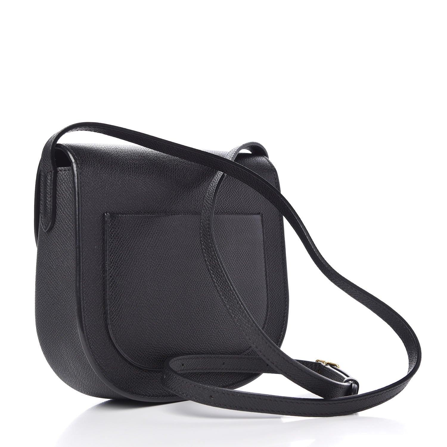 Celine Grained Calfskin Small Trotteur Black 3 of 9