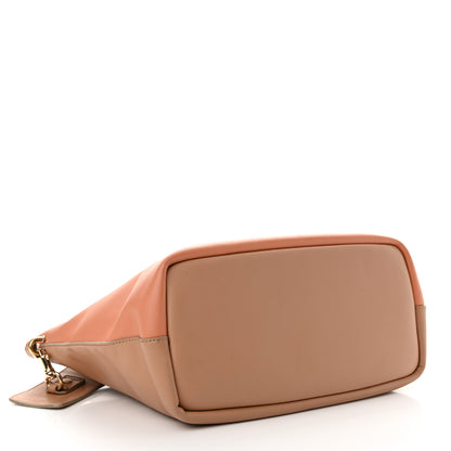 Chloe Smooth Calfskin Medium Baylee Tote Wet Sand Coral Reef 4 of 13