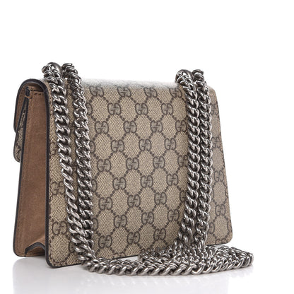 Gucci GG Supreme Monogram Mini Dionysus Shoulder Bag Taupe 3 of 8