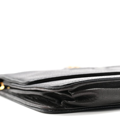 Chanel Caviar Timeless CC Wallet On Chain WOC Black 10 of 11