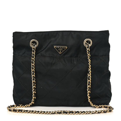 Prada Nylon Tessuto Impuntu Quilted Tote Black 1 of 8