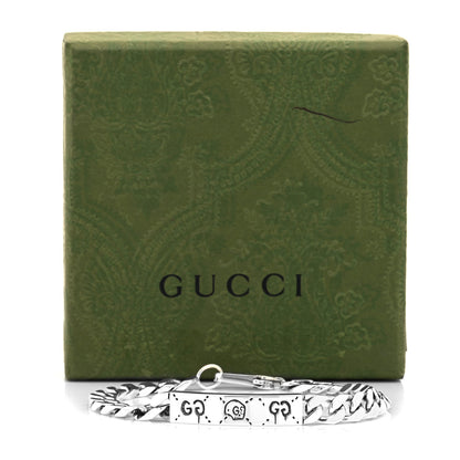 Gucci Sterling Silver GucciGhost Hamlet Skull ID Chain Bracelet 5 of 5