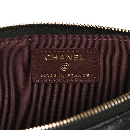 Chanel Caviar Quilted Classic Flat Wallet Pouch Black 6 of 10