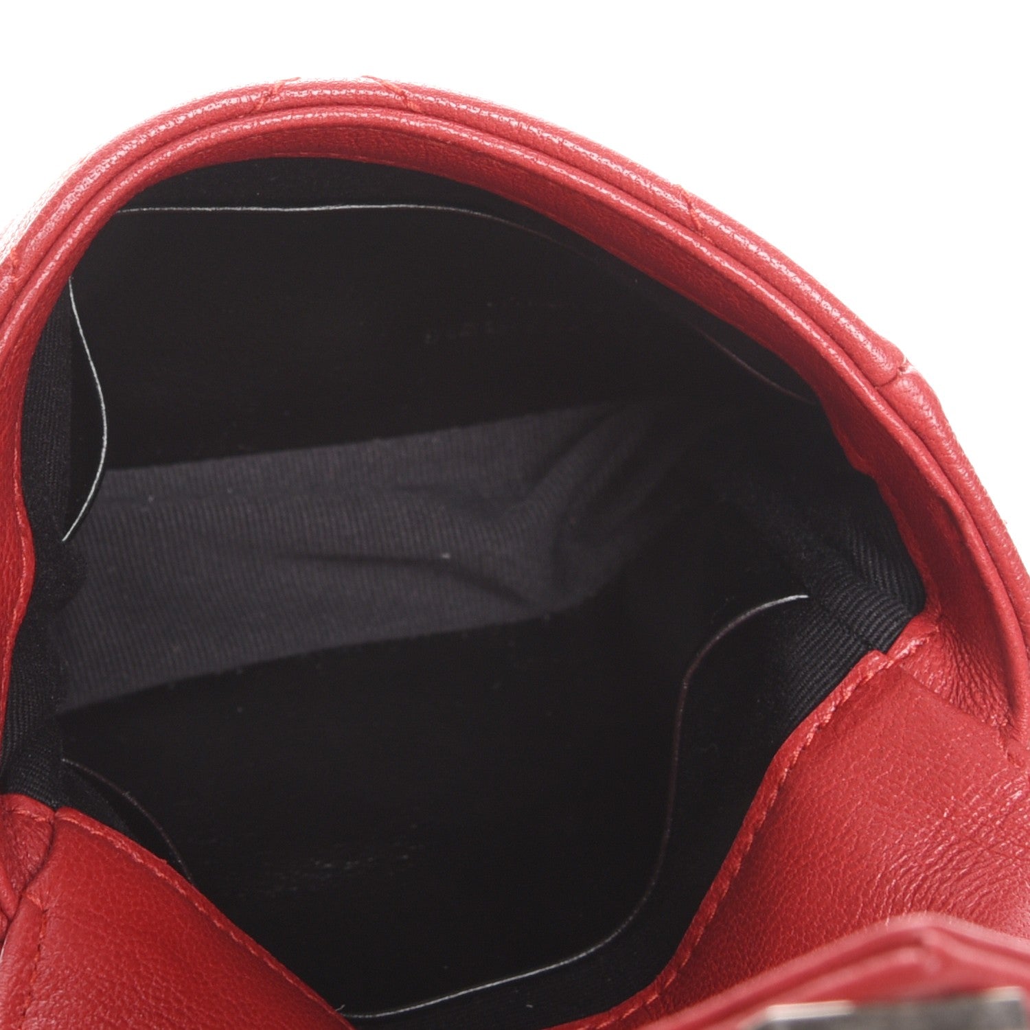 Saint Laurent Sheepskin Matelasse Monogram Mini College Bag New Red 5 of 7