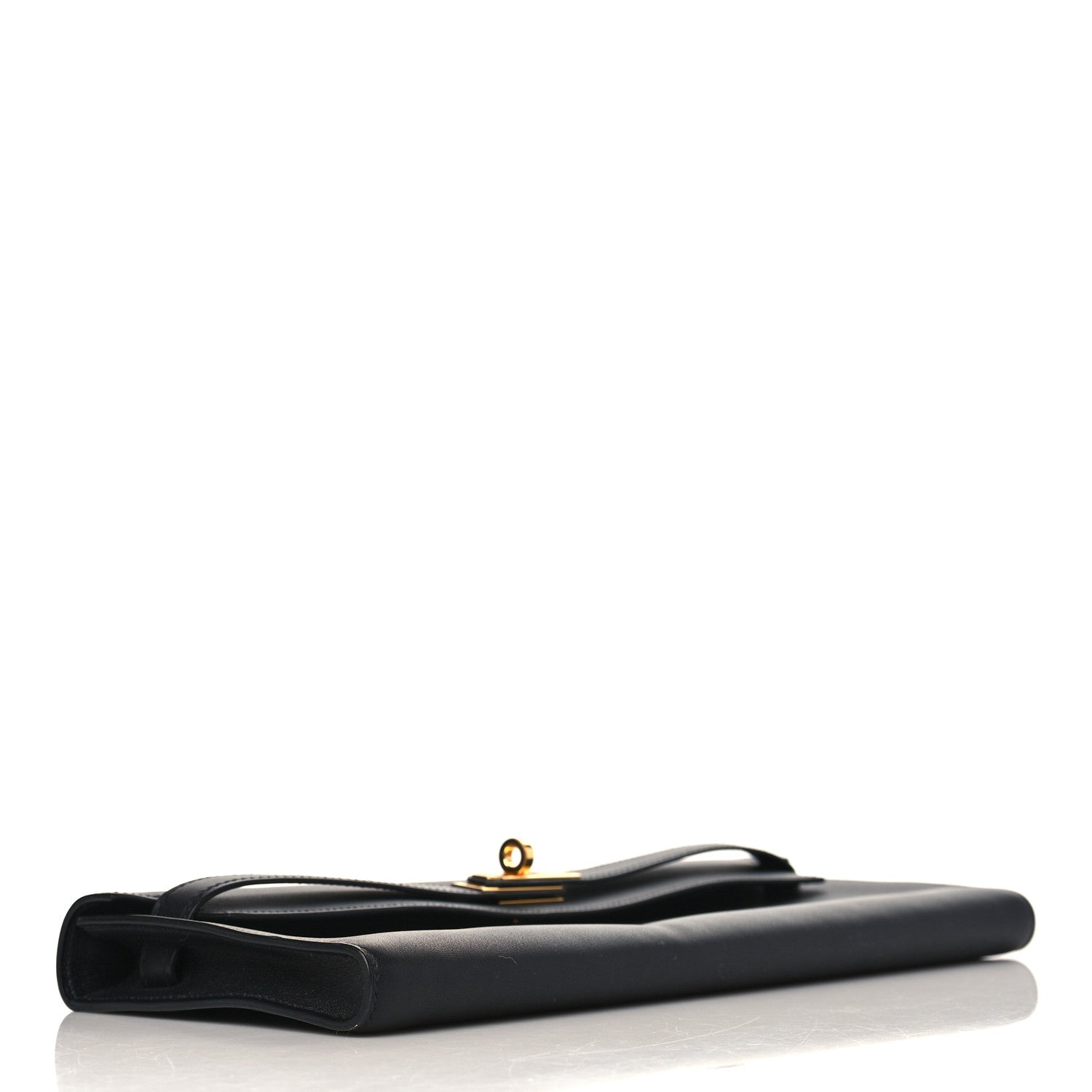 Hermes Swift Kelly Cut Clutch Pochette Black 4 of 7