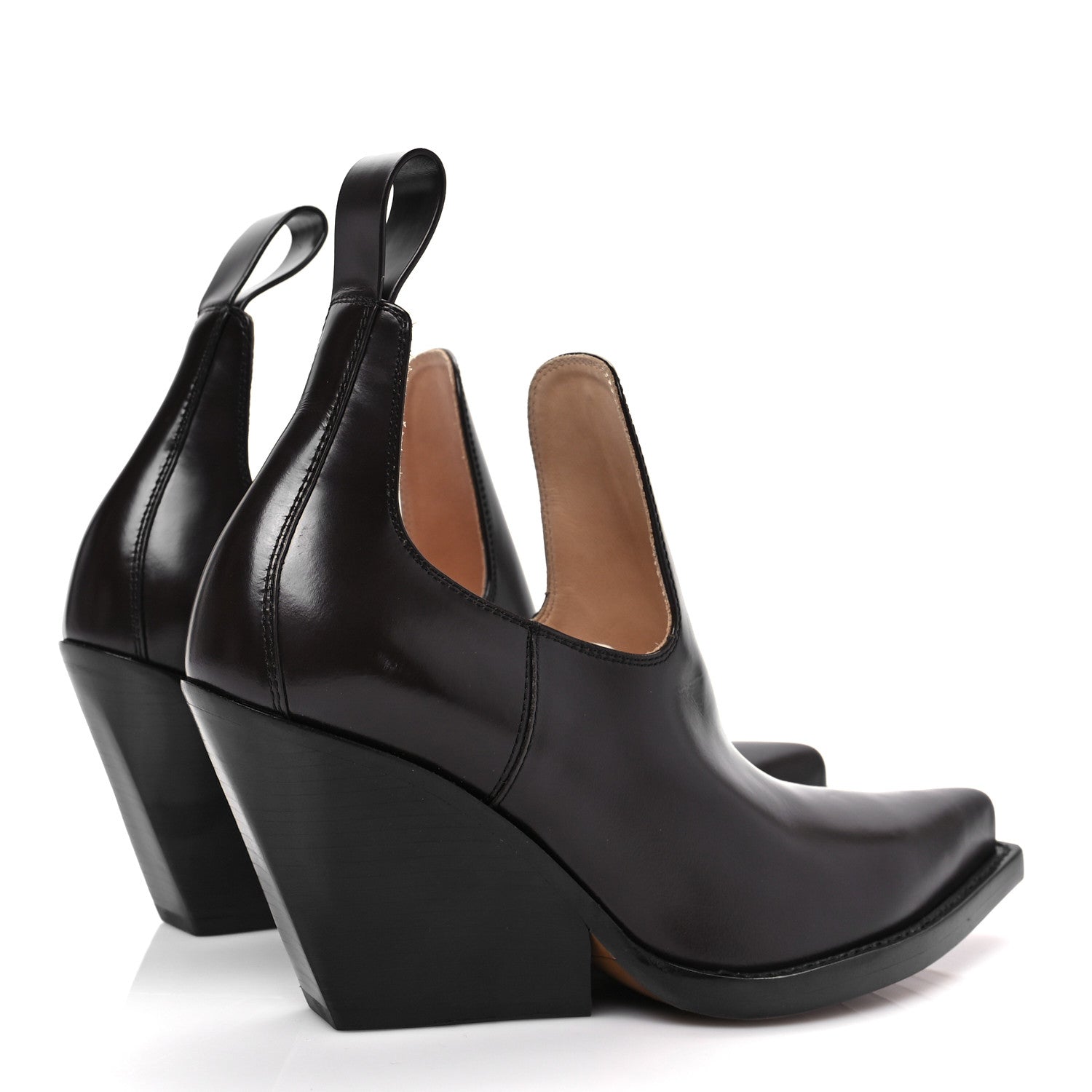 Bottega Veneta Calfskin Lean Ankle Boots 36 Fondente 4 of 7