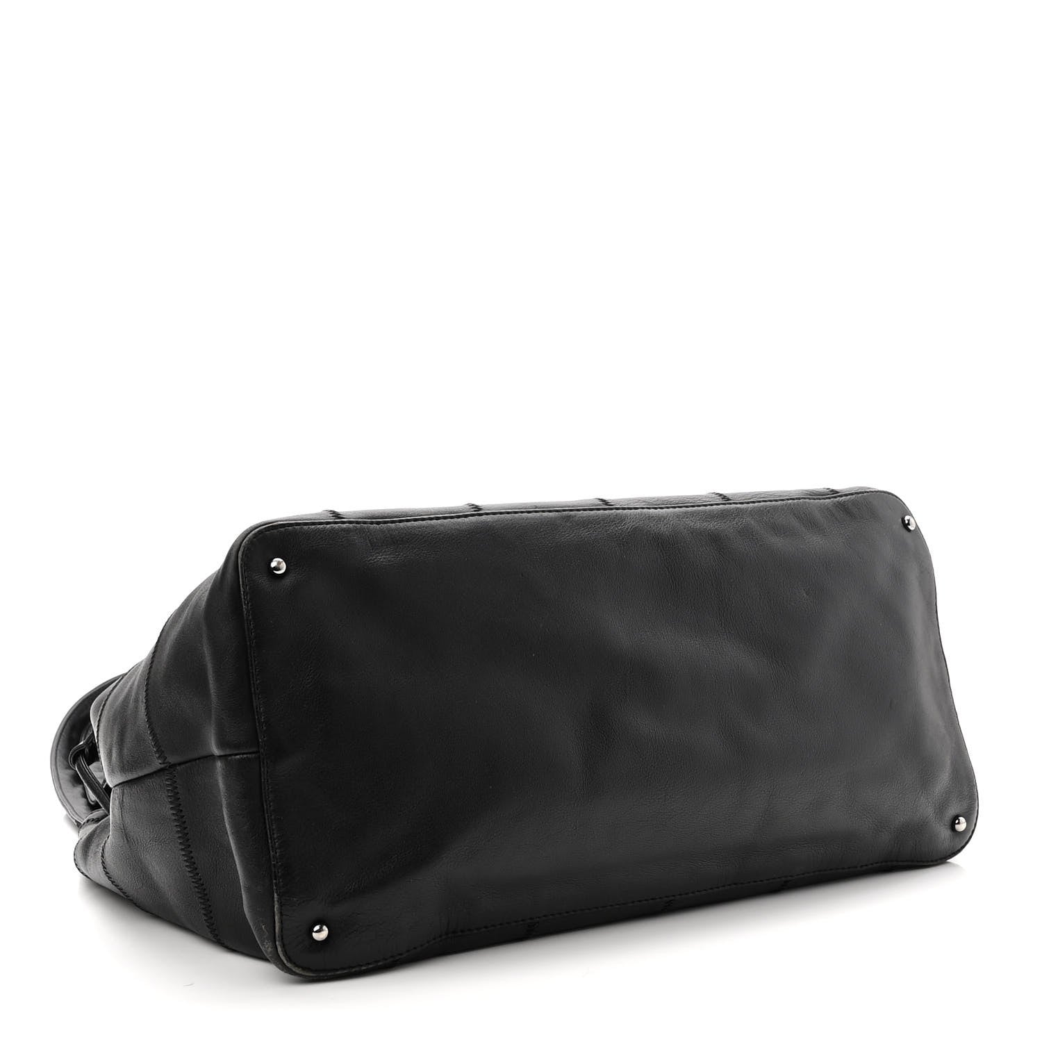 Chanel Calfskin Square Stitched Tassel Bag Black 4 of 13