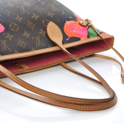 Louis Vuitton Monogram Roses Neverfull MM 15 of 17