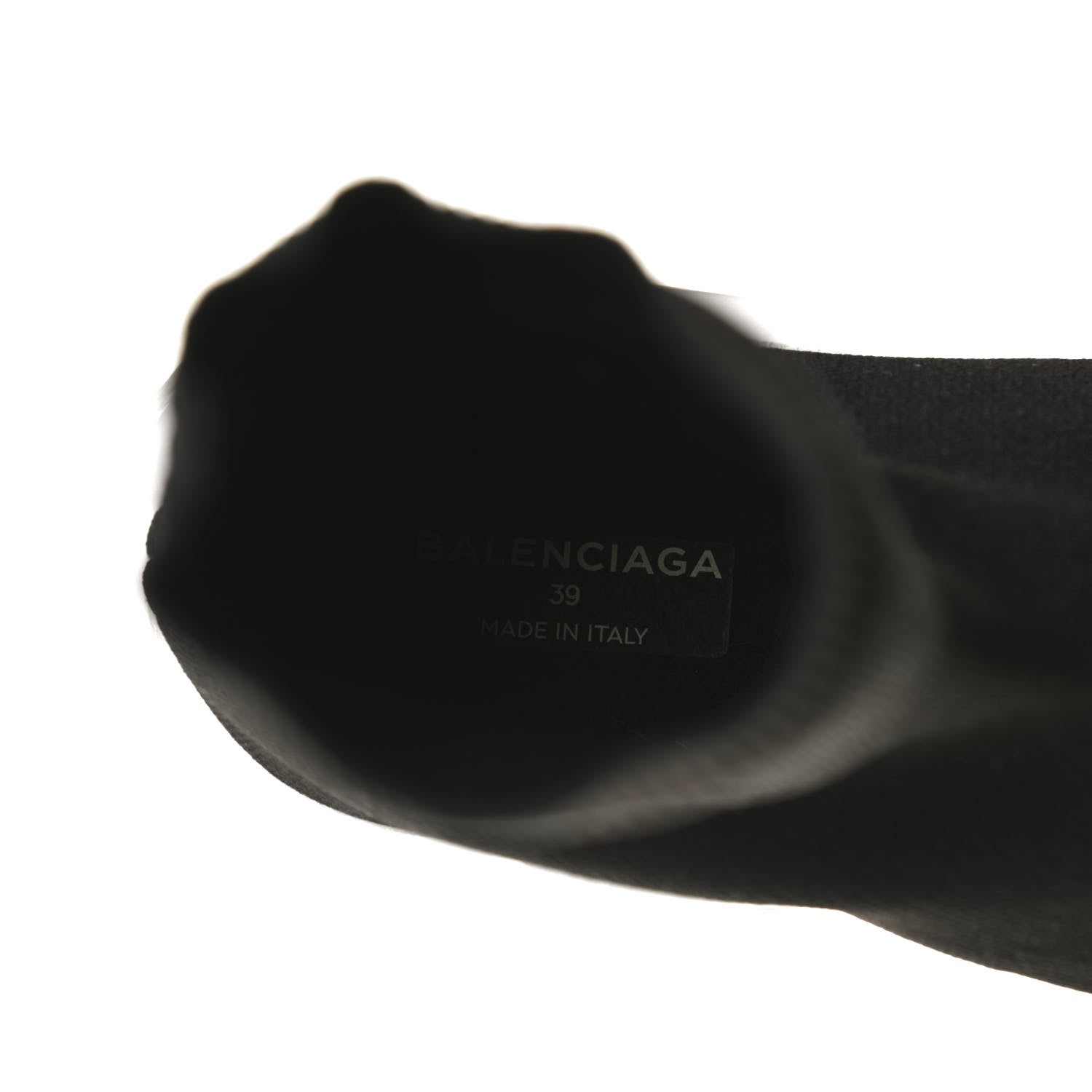 Balenciaga Neoprene Knit Womens Speed Sock Sneakers 39 Black White 9 of 10
