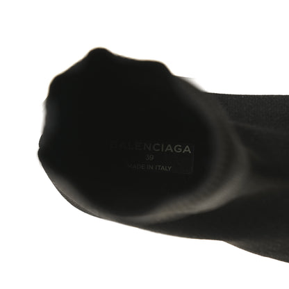 Balenciaga Neoprene Knit Womens Speed Sock Sneakers 39 Black White 9 of 10
