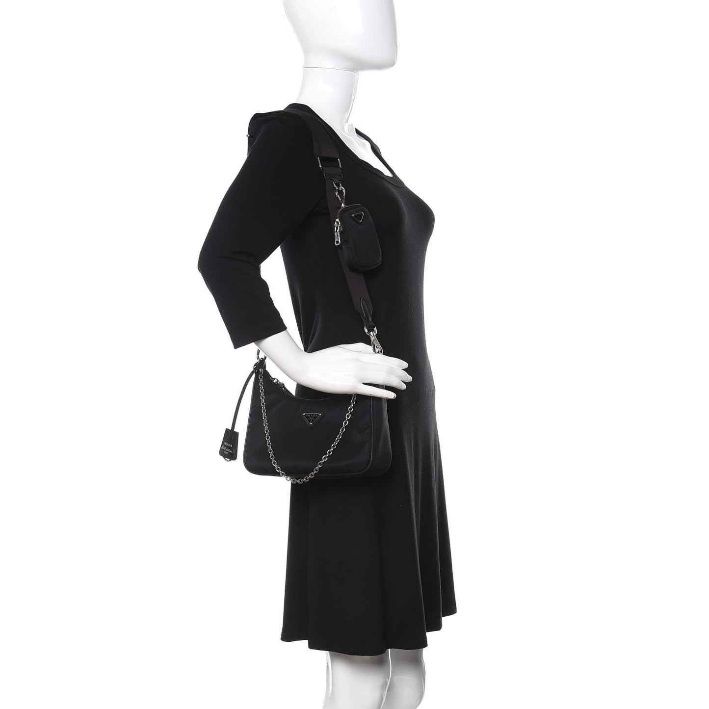 Nylon Re-Edition 2005 Shoulder Bag Black