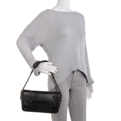 Chanel Glazed Caviar Small Pocket In The City Shoulder Bag Brown 2 of 7