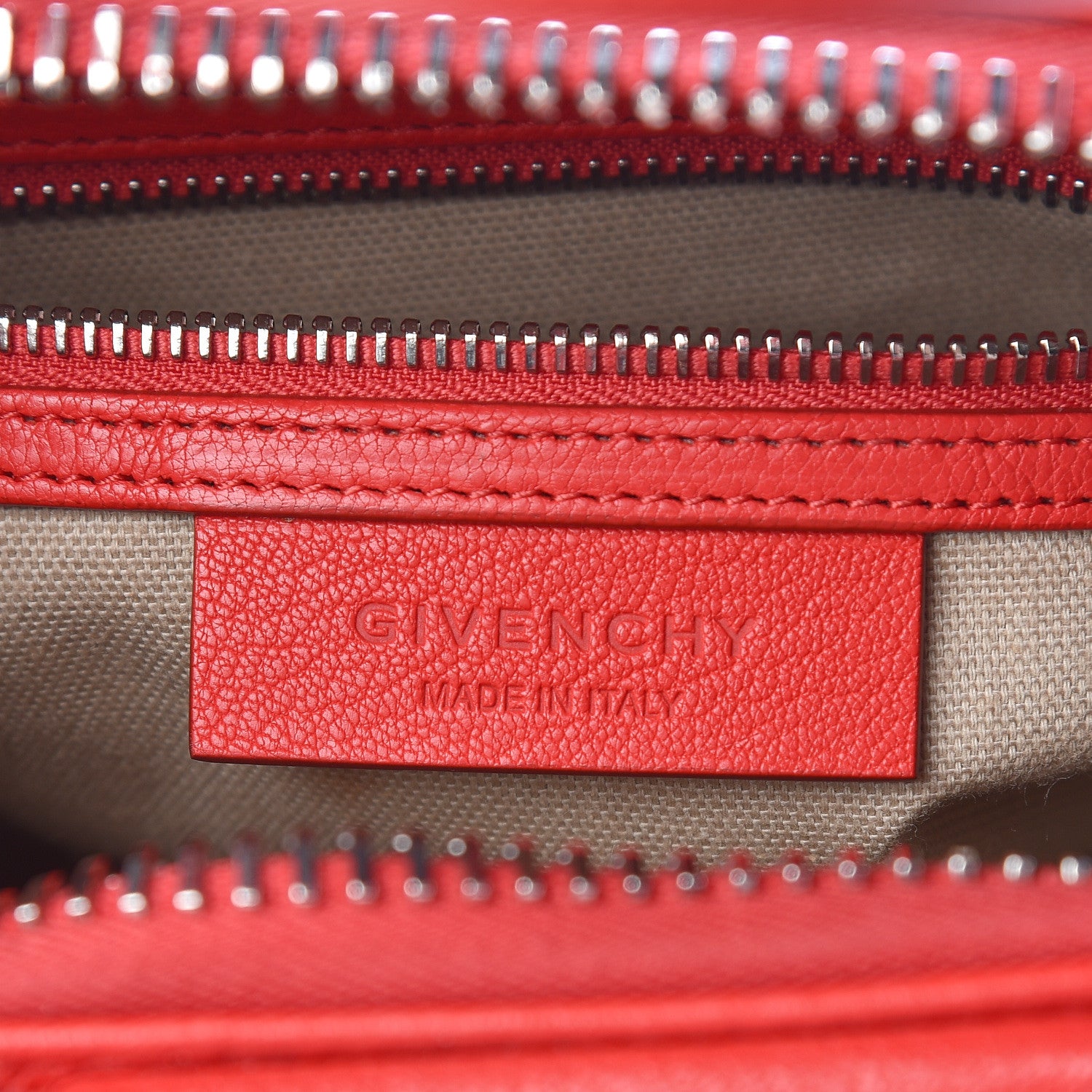 Givenchy Sugar Goatskin Mini Antigona Medium Red 6 of 11