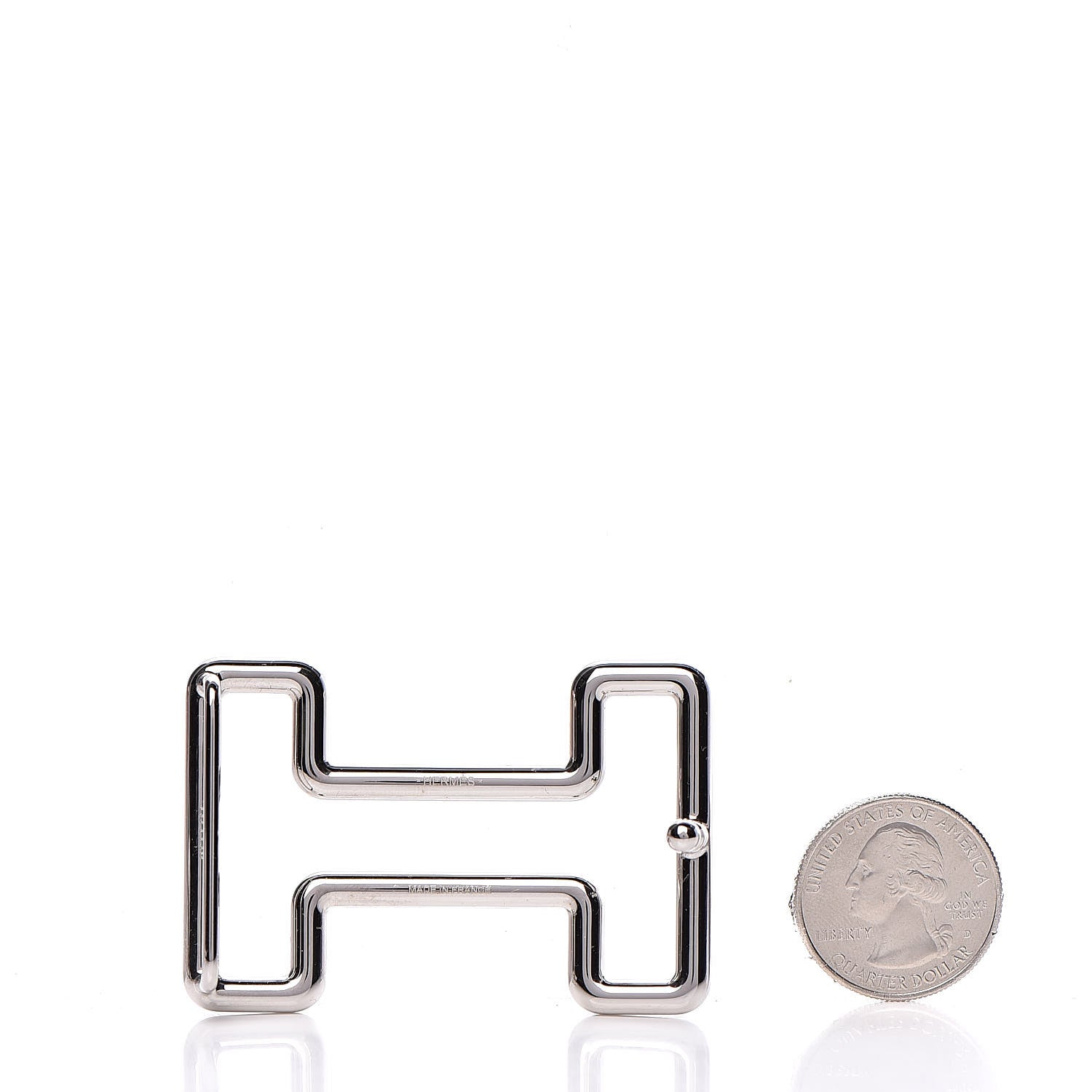 Hermes Palladium 32mm Tonight Belt Buckle 2 of 3