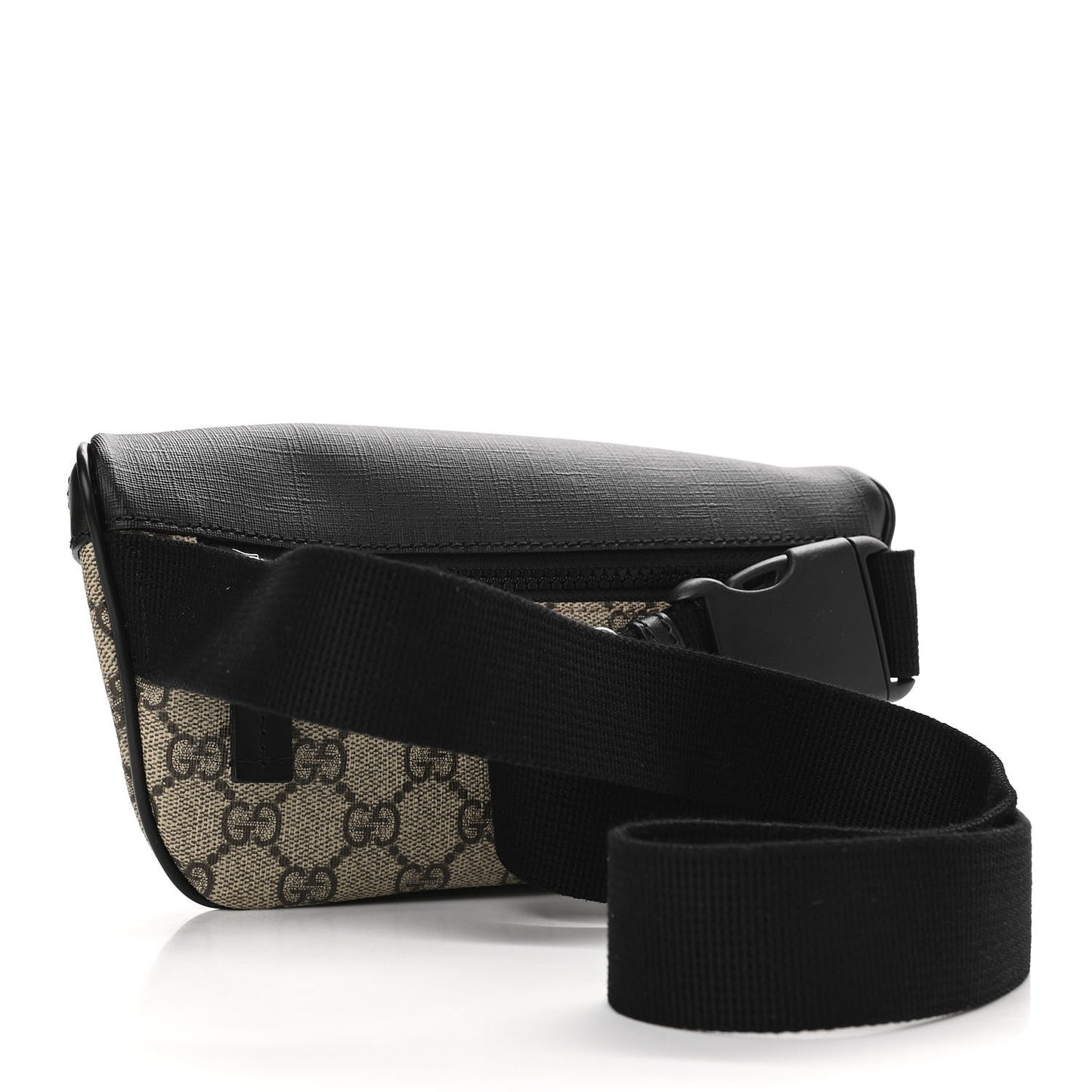 GG Supreme Monogram Belt Bag Black