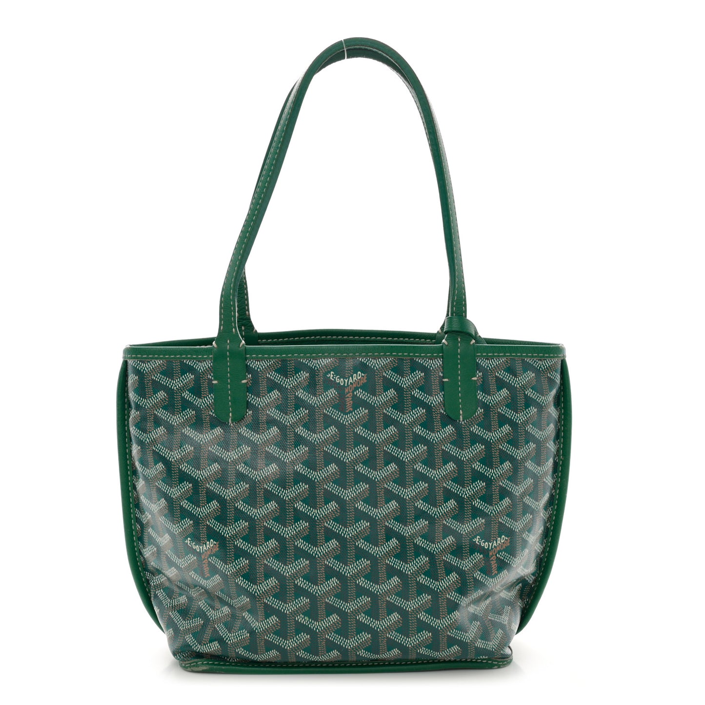 Goyardine Reversible Mini Anjou Green