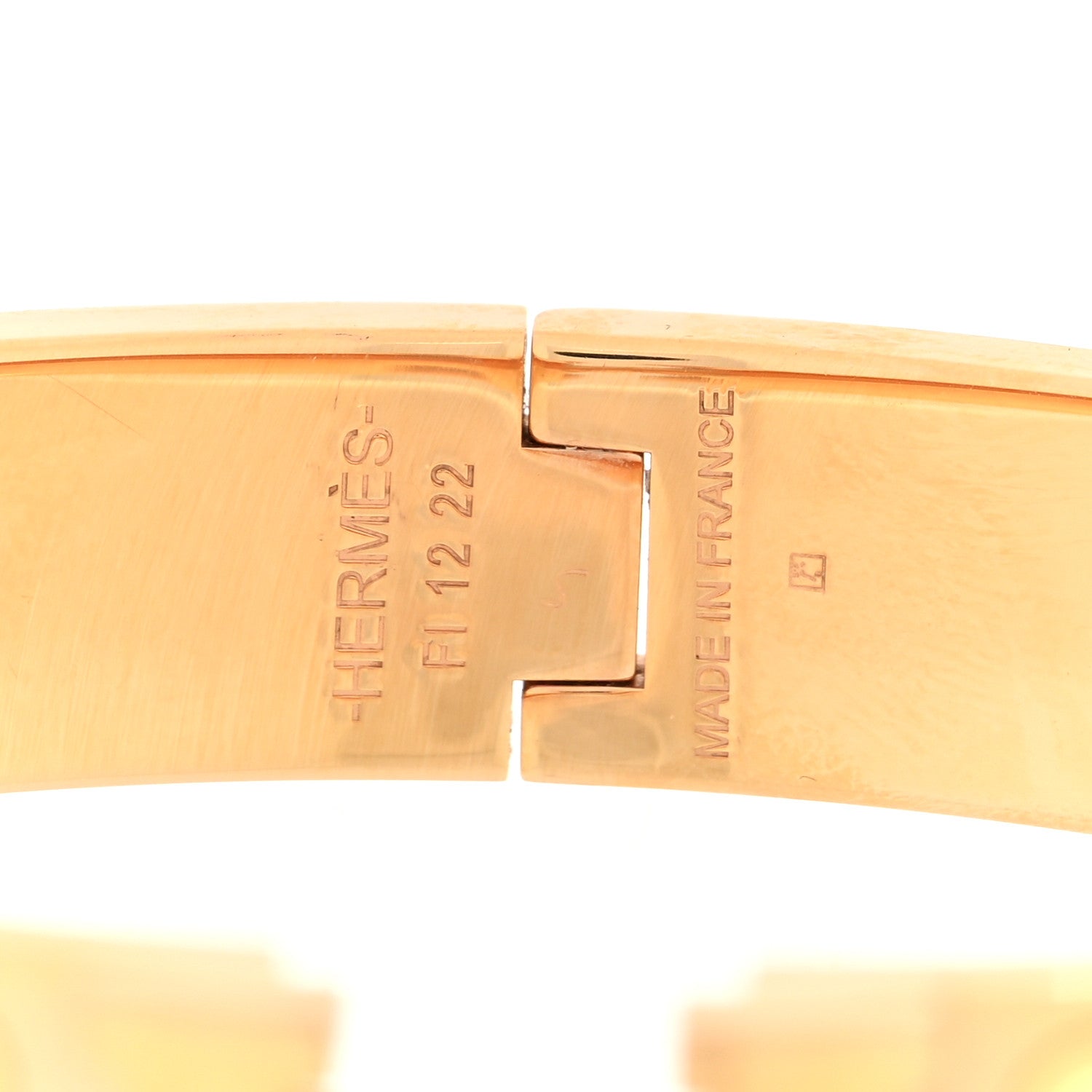 Hermes Enamel Narrow Clic Clac H Bracelet PM Jaune Bourgeon 4 of 4